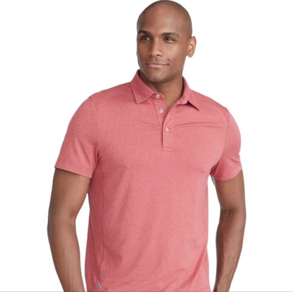 UNTUCKit Performance Men's Polo Shirt - Rust Sz. XL #1974